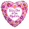 Globo de aluminio con flores Feliz Día de las Madres de 18" (P10) | Compra 5 o más y ahorra un 20 %