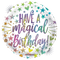 Globo de lámina holográfica Have a Magical Birthday de 18" | Compra 5 o más y ahorra un 20 %