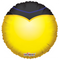 Globo de aluminio Little Smiley Grad de 18" (P25) | Compra 5 o más y ahorra un 20 % 