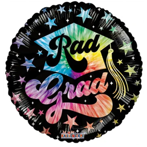 18" Rad Grad Non Foil Balloon (P24) | Buy 5 Or More Save 20%