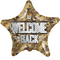 Globo de lámina de estrella de camuflaje Welcome Back de 18" | Compre 5 o más y ahorre un 20 %