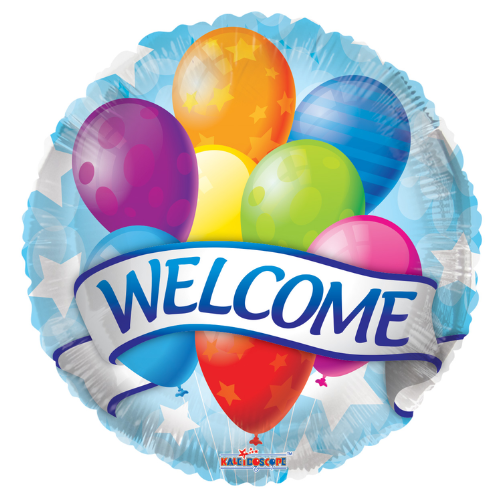 18" Welcome Banner Foil Balloon | Buy 5 Or More Save 20%