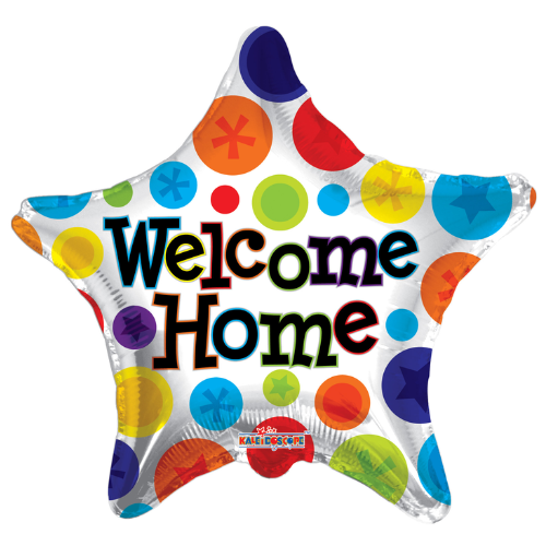 18" Welcome Home Star Foil Balloon | Buy 5 Or More Save 20%