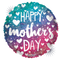 9" Mother's Day Gradient Holographic Foil Airfill Balloon (P16) | Buy 5 Or More Save 20%