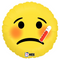 18" Emoji Sick Foil Balloon | Buy 5 Or More Save 20%