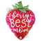 21" Opal Best Mom Strawberry Shape Foil Balloon (P11)