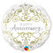 18" Anniversary Foil Balloon | Buy 5 Or More Save 20%