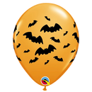 11" Spooky Design Assortment Latex Balloons | 50 Count