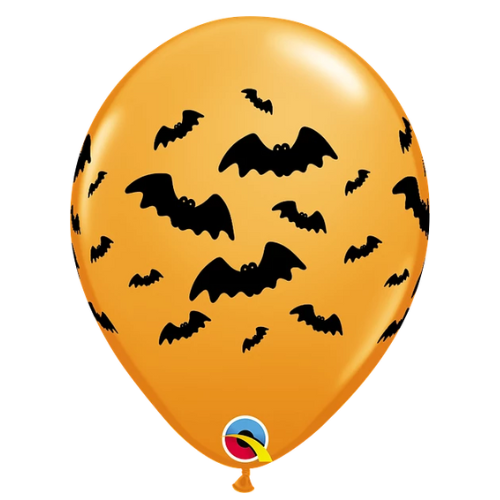 Surtido de globos de látex con diseño espeluznante de 11" | 50 unidades