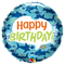 18" Birthday Fun Sharks Foil Balloon | Buy 5 Or More Save 20%