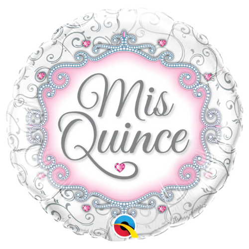 18" Mis Quince Foil Balloon | Buy 5 Or More Save 20%