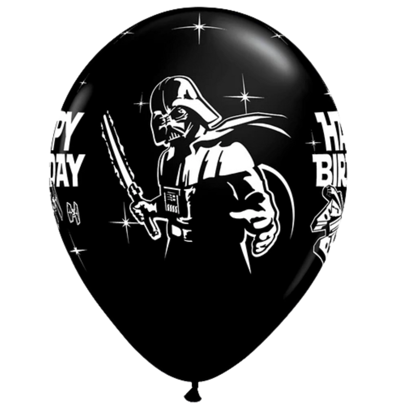 Globos de látex surtidos de cumpleaños de Star Wars de 11 pulgadas | 25 unidades