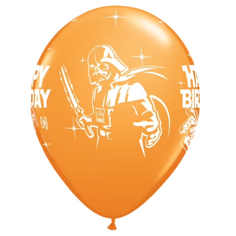 Globos de látex surtidos de cumpleaños de Star Wars de 11 pulgadas | 25 unidades