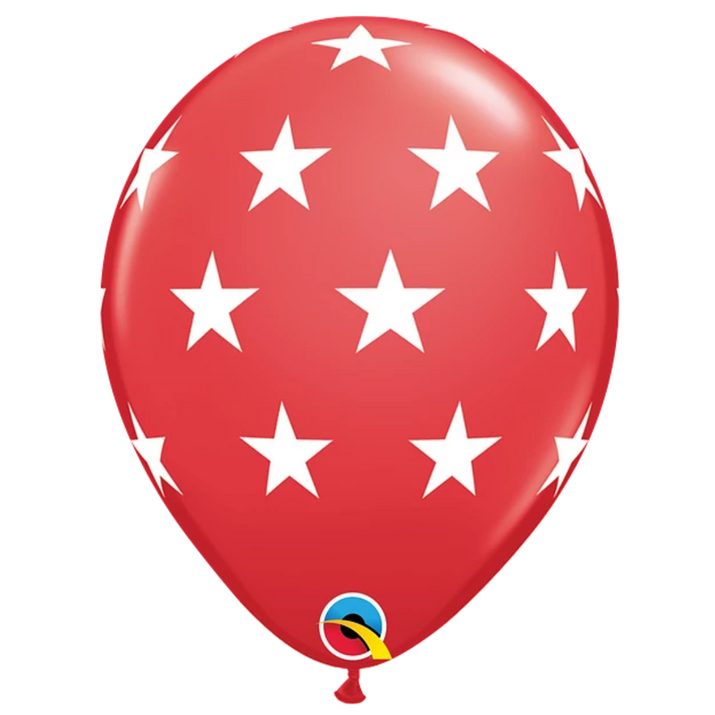 11" Big Stars Latex Balloons | 50 Count