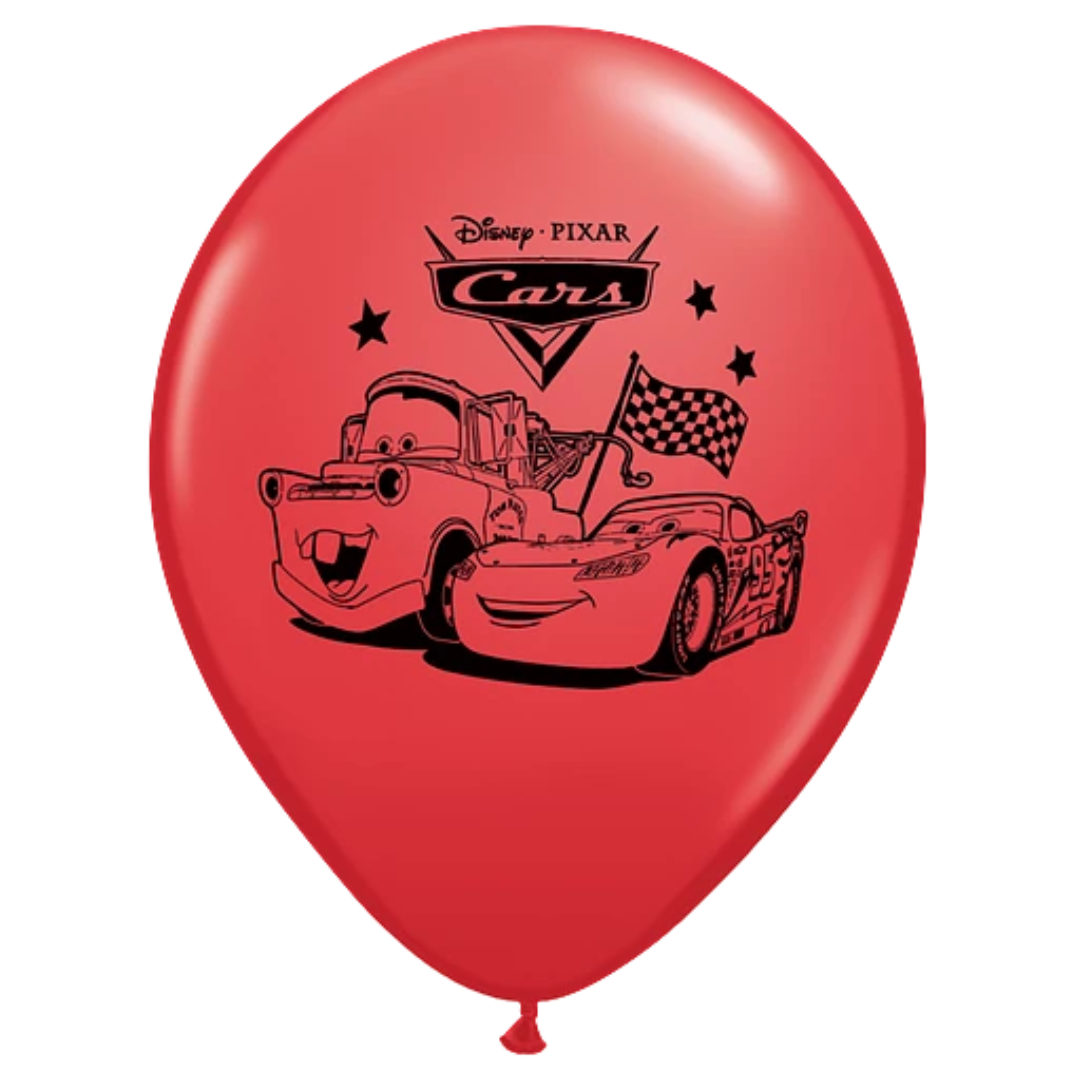 11" Disney Cars Latex Balloon Assortment | 25 Count