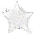 21" Betallic Holographic Star Foil Balloon (P21)