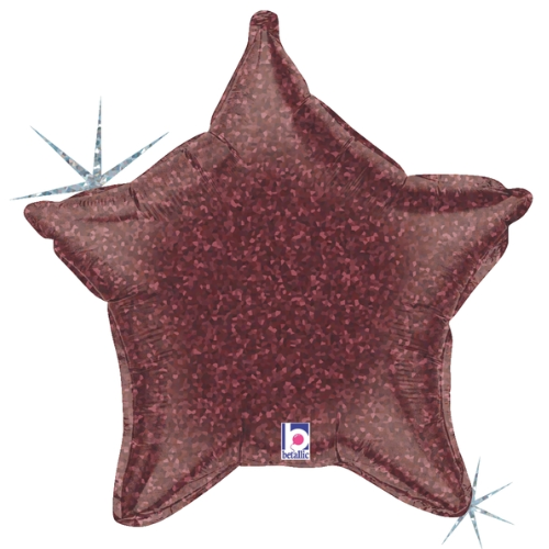 21" Betallic Holographic Star Foil Balloon (P21)