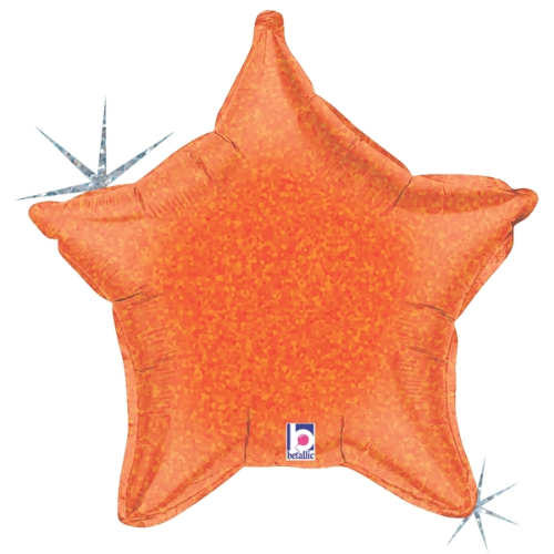 21" Betallic Holographic Star Foil Balloon (P21)