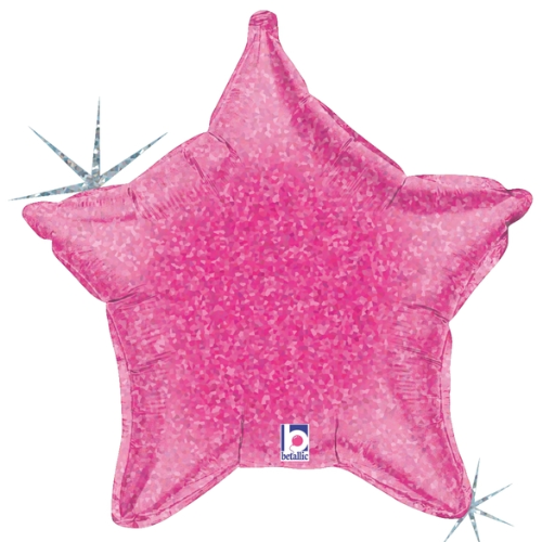 21" Betallic Holographic Star Foil Balloon (P21)