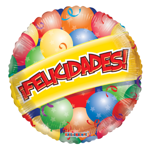 18" Felicidades Balloons Foil Balloon | Buy 5 Or More Save 20%