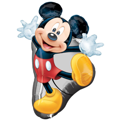 Globo de aluminio con forma de Mickey Mouse de 31"