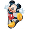 Globo de aluminio con forma de Mickey Mouse de 31"