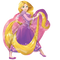 31" Rapunzel Super Shape Foil Balloon