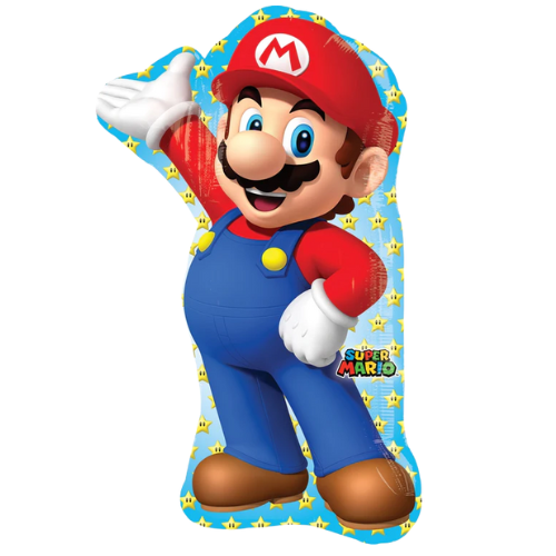 33" Super Mario Super Shape Foil Balloon
