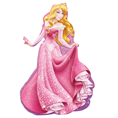 34" Princess Sleeping Beauty Super Shape Foil Balloon