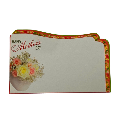 Happy Mother's Day Rose Vase Enclosure Cards | 50 Count | Clearance - While Supplies Last