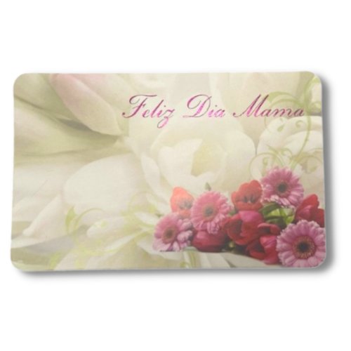 Feliz Dia Mama Flowers Enclosure Cards | 50 Count | Clearance - While Supplies Last