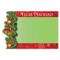 Feliz Navidad Green Wreath Enclosure Cards | 50 Count