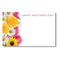 Tarjetas tradicionales del recinto de las flores del día de la madre | 50 unidades
