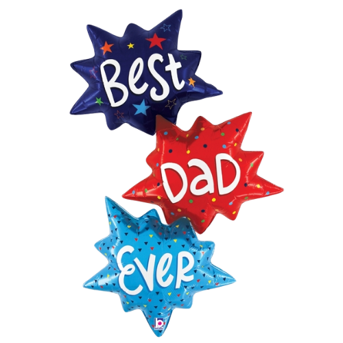 41" Best Dad Ever Foil Balloon (P25)