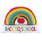 Globo metalizado con pancarta arcoíris de regreso a la escuela de 29" (P31)