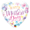 Globo de papel de aluminio con diseño de mariposas en acuarela Feliz Día de la Madre de 18" (P7) | Compre 5 o más y ahorre un 20 %