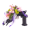 Pulsera de ramillete elástico con flor de gota de goma | 1 unidad: ¡simplemente agregue flores!
