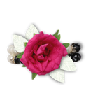 Emotion Flower Pearl Elastic Corsage Bracelet | 1 Count - Just Add Flowers!