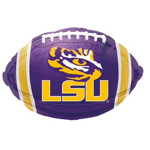Globo de lámina de fútbol de 17" Louisiana State College | Compre 5 o más y ahorre un 20 %