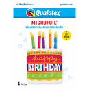 35" Birthday Cake & Candles Foil Balloon