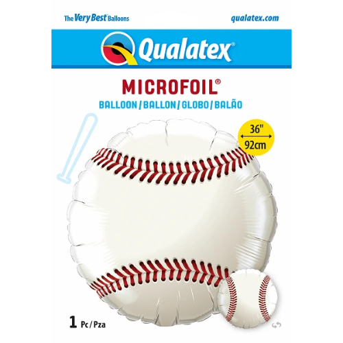 36" Baseball Foil Balloon