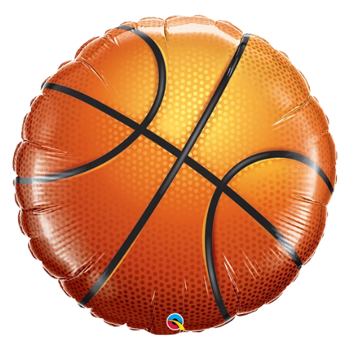 36" Basketball Foil Balloon