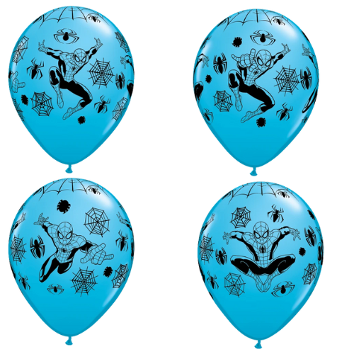 11" MARVEL'S Spider-Man Latex Balloon Assortment | 25 Count