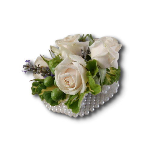 Pulsera de ramillete elástico de flores clásicas | 1 unidad: ¡simplemente agregue flores!