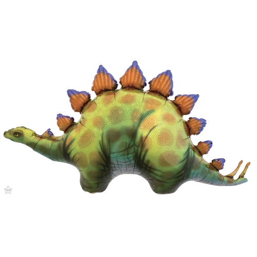 Globo de lámina de dinosaurio estegosaurio de 41"