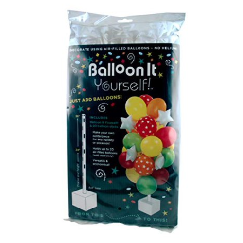 Balloon It Yourself! Air-Fill Centerpiece Kit | Helium Alternative