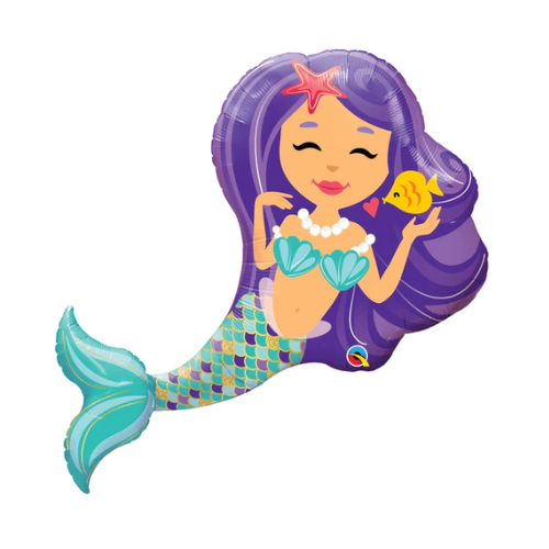 38" Enchanting Mermaid Foil Balloon