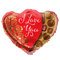 22" Heart Chocolate Box I Love You Foil Balloon (P13)