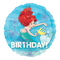 18" Princess Ariel Dream Big  Happy Birthday | Buy 5 Or More Save 20%