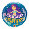 18" Happy Birthday Mermaid Foil Balloon | Buy 5 Or More Save 20%